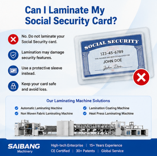 Can I Laminate My Social Security Card?